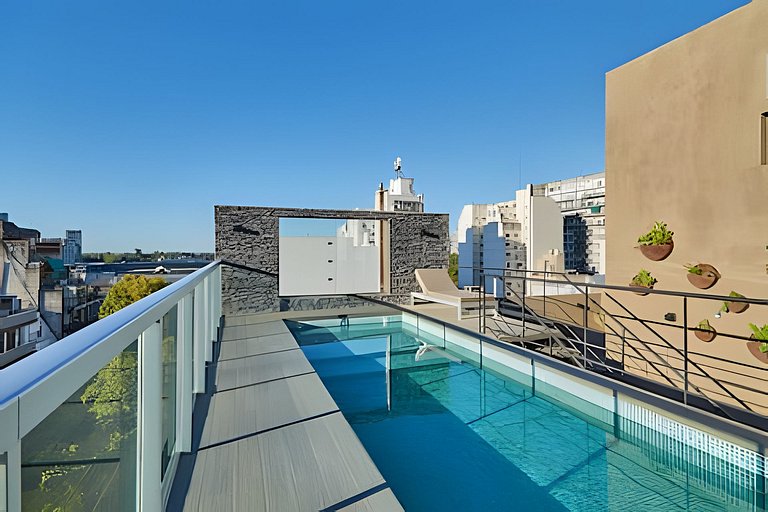 VI - ¡Studio en Palermo c/ piscina, gym y Laundry!